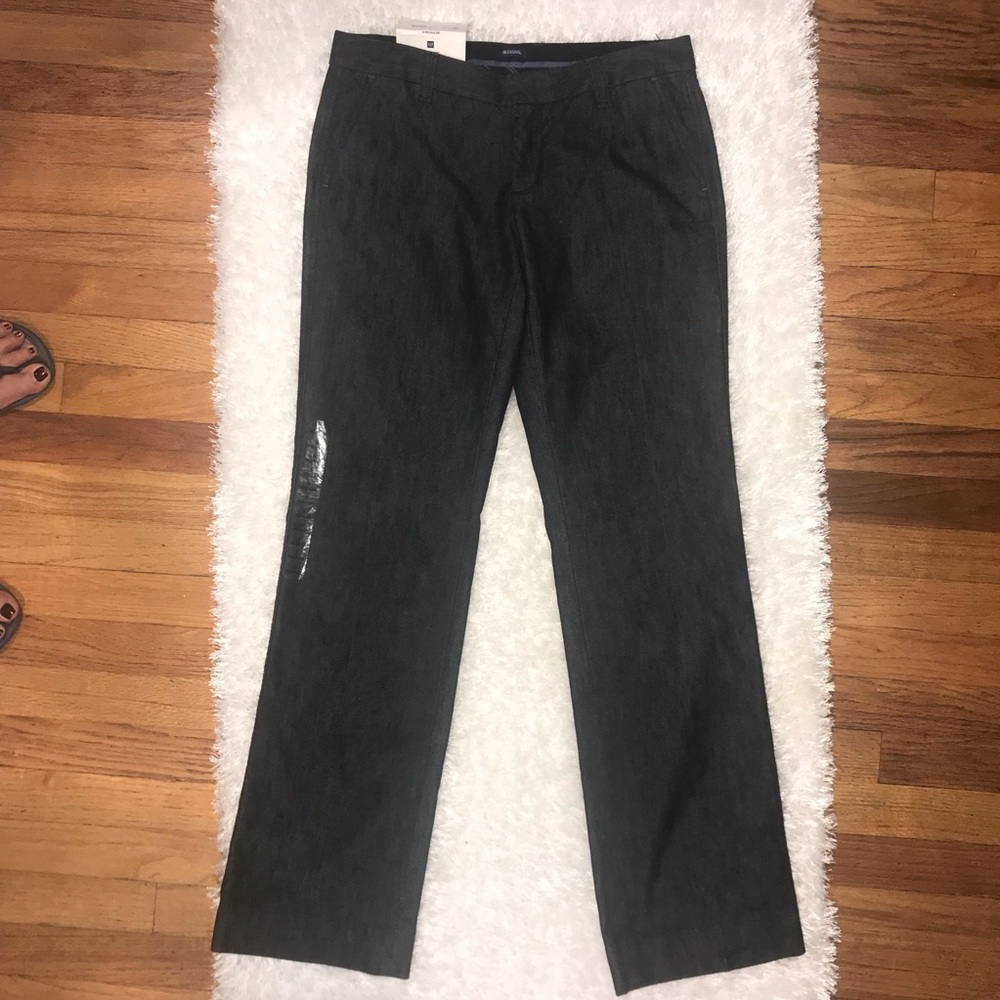 Flat front jeans